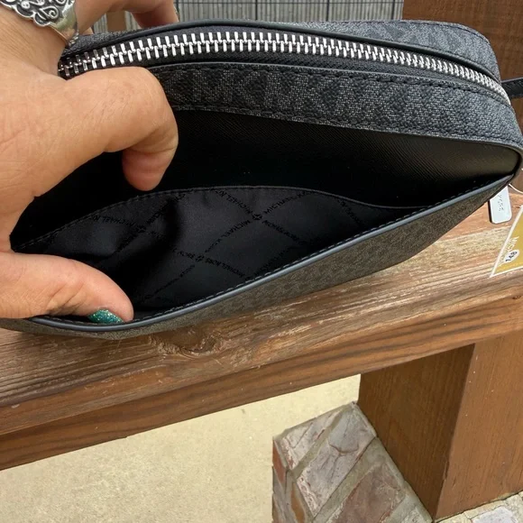 NWT MICHAEL KORS Jet Set Large Logo Crossbody Chain Bag - Picture 7 of 13